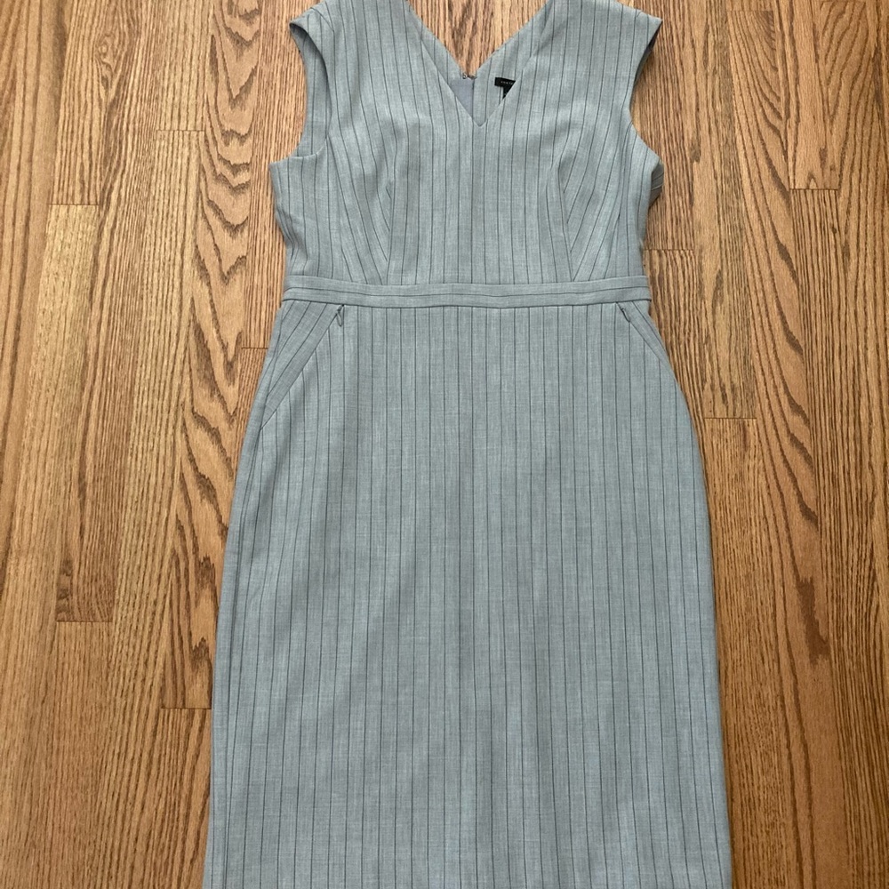 Ann Taylor Career Dress Gray Size 10